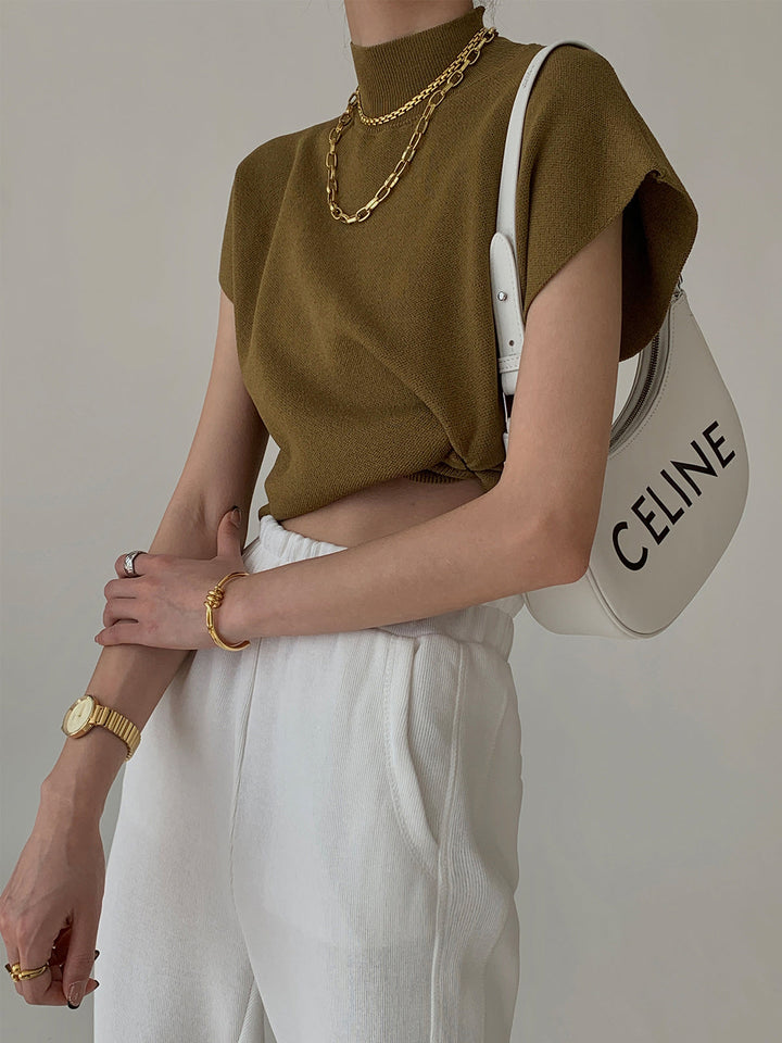 Camille Relaxed Knit Vest