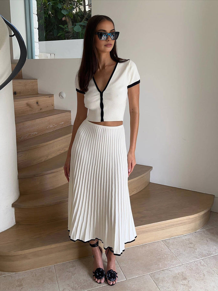 Athena Cutaway Hem Dress