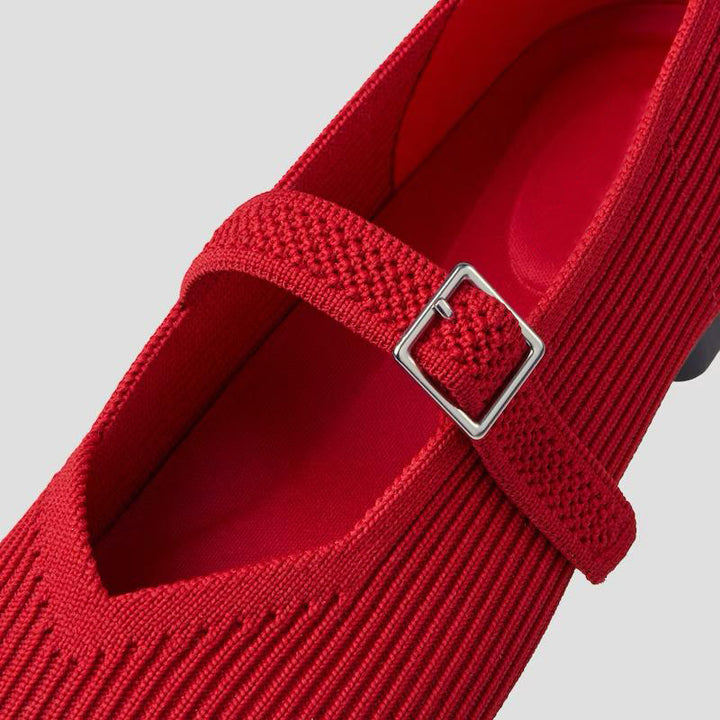 Mary-Jane Flats Toe
