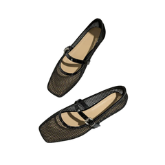 GWEN – Breathable Hollow-Out Mary Jane Flats