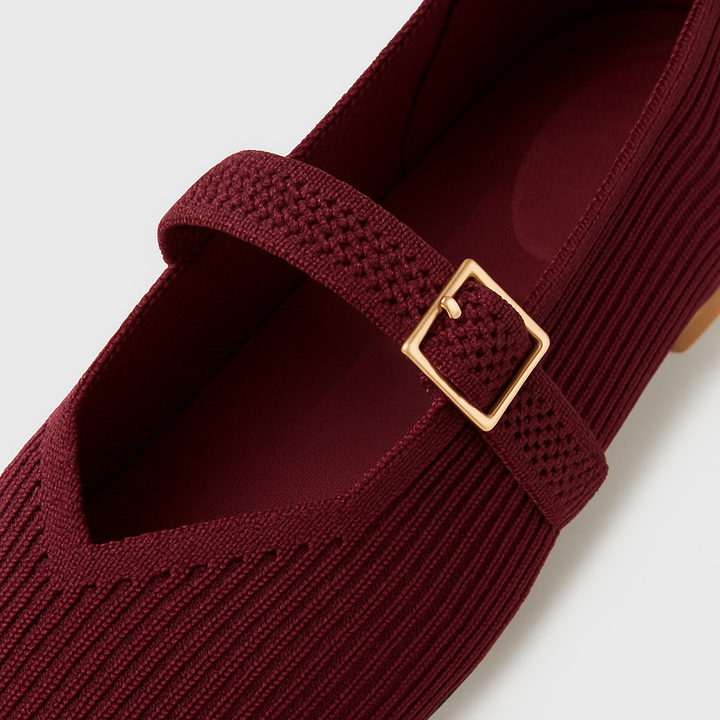 Mary-Jane Flats Toe