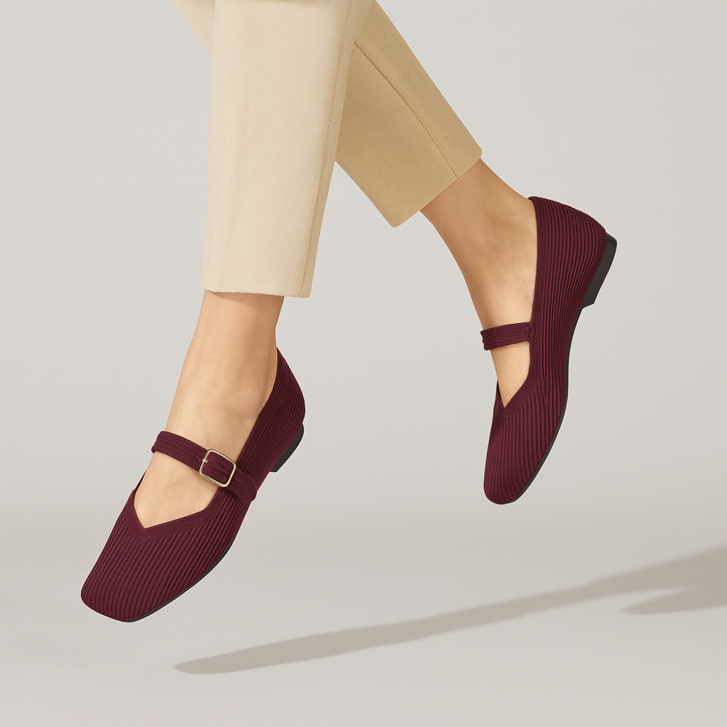 Mary-Jane Flats Toe