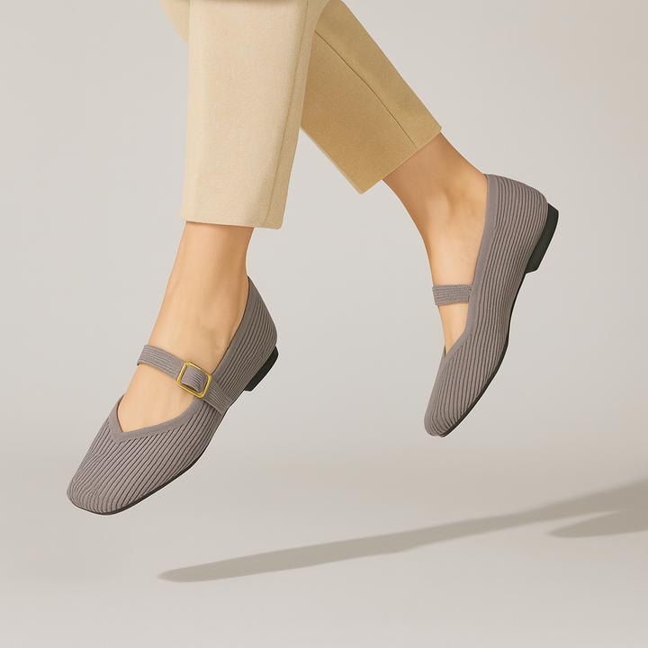 Mary-Jane Flats Toe