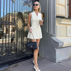 Milena Two-Piece Pleated Set