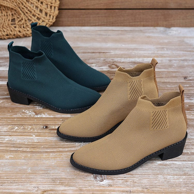 Rhea Slip-On Ankle Boots