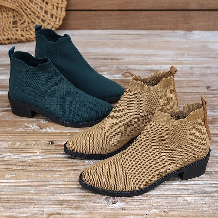 Rhea Slip-On Ankle Boots