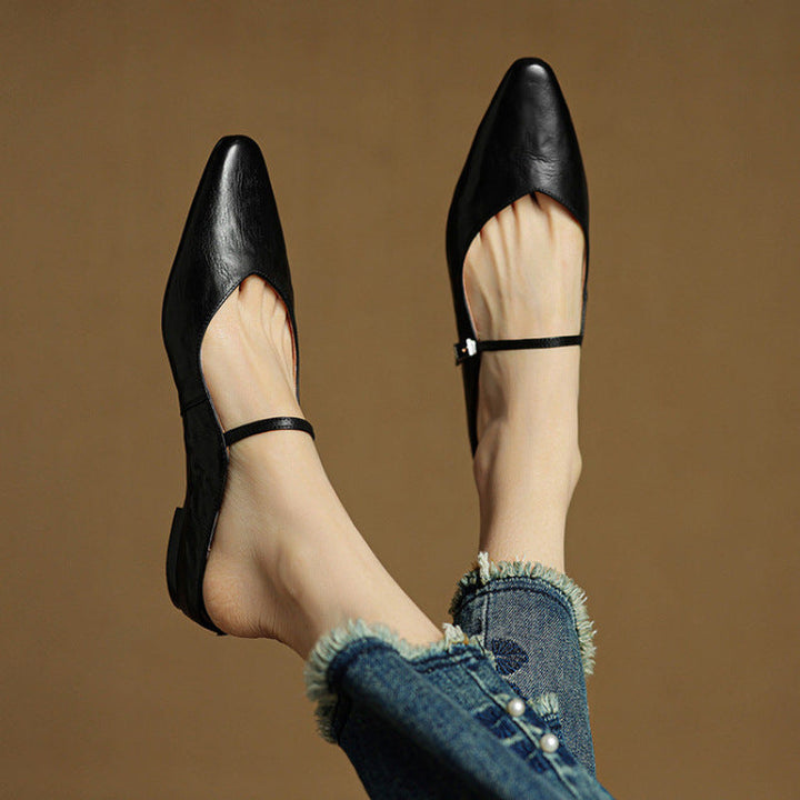Fiorella Leather Mules