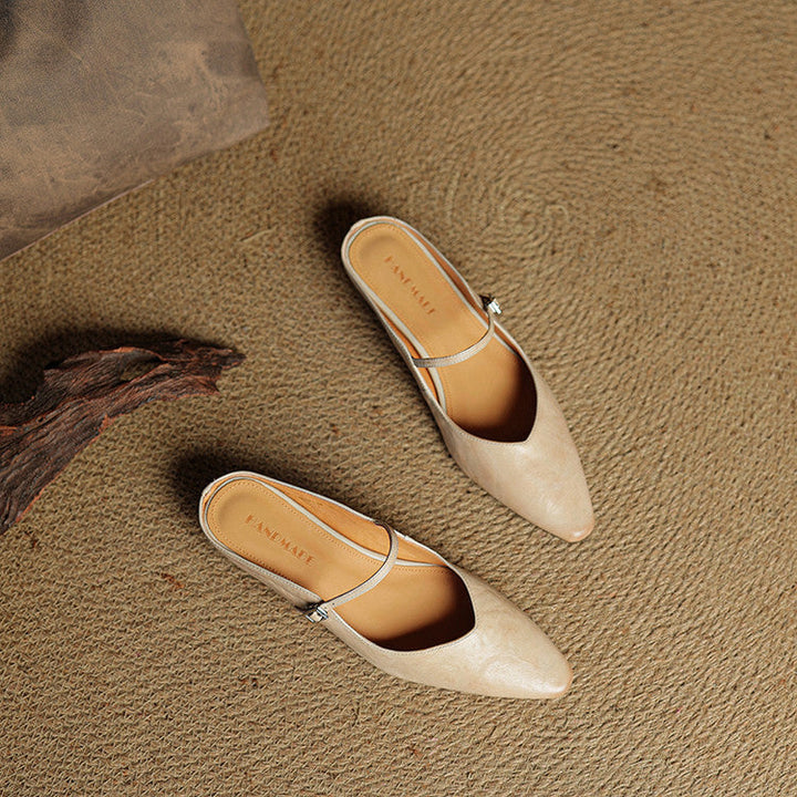Fiorella Leather Mules