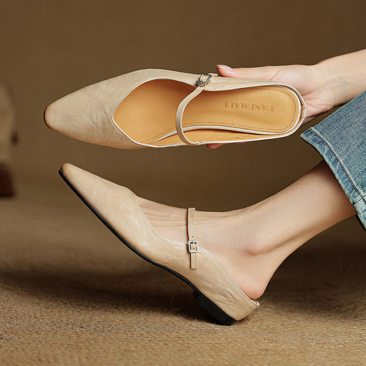 Fiorella Leather Mules