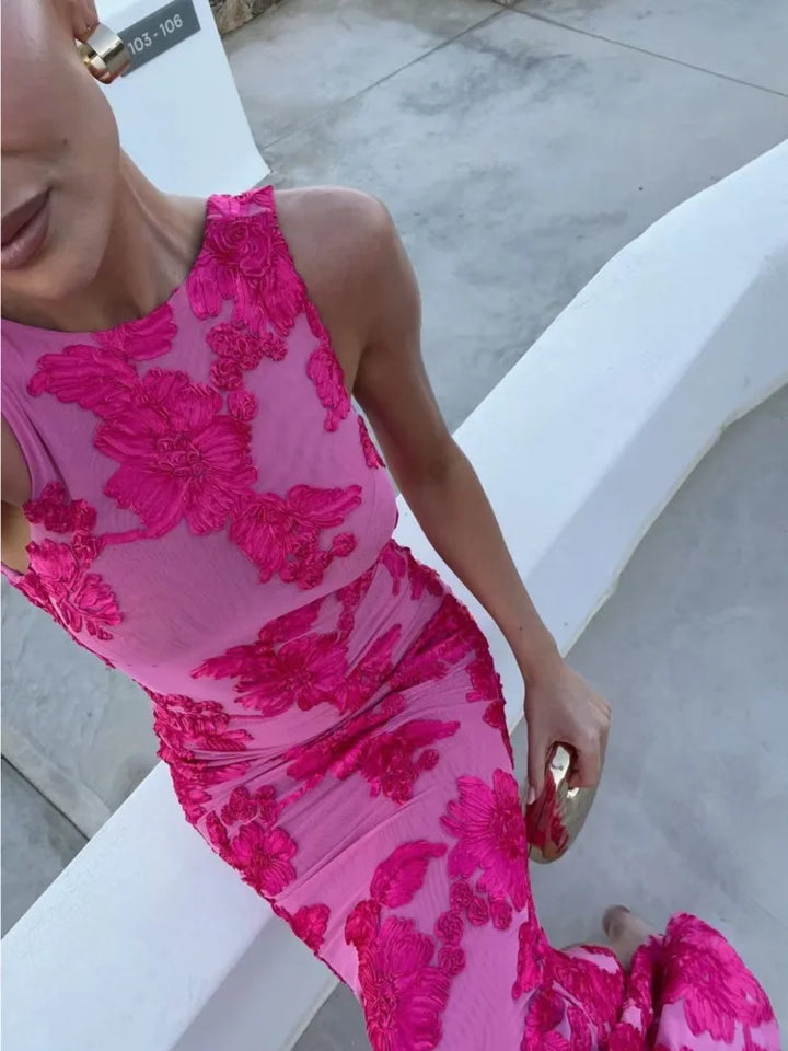 Amara Strappy Luxe Dress