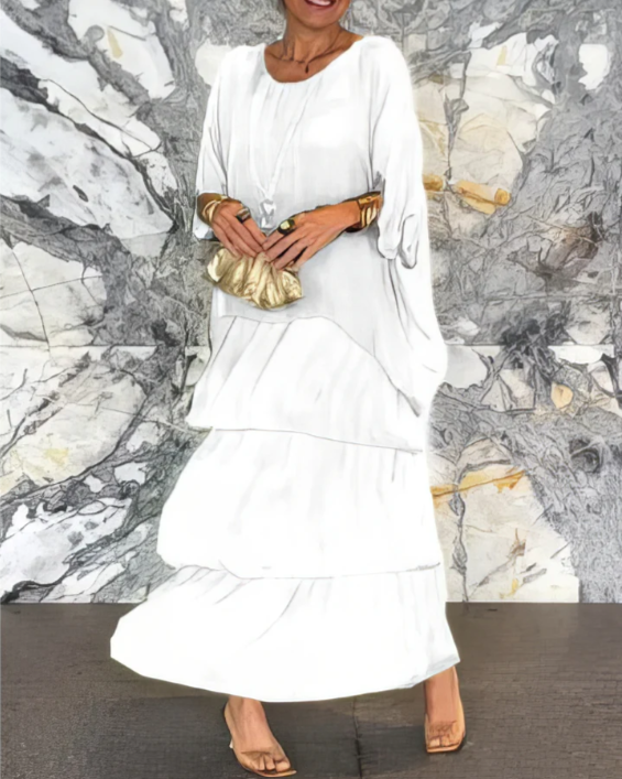 Carolina™ - Elegant Tummy Covering Maxi Dress