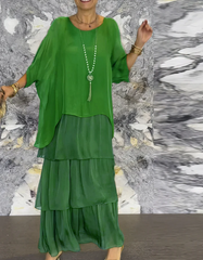 Carolina™ - Elegant Tummy Covering Maxi Dress