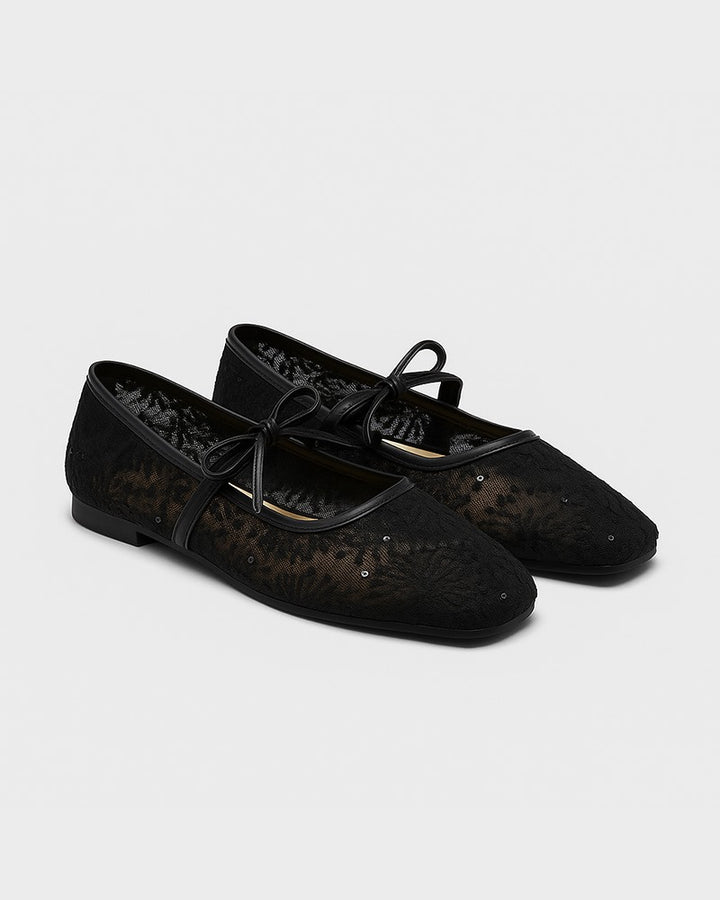 Vescara Lace Ballet Flats