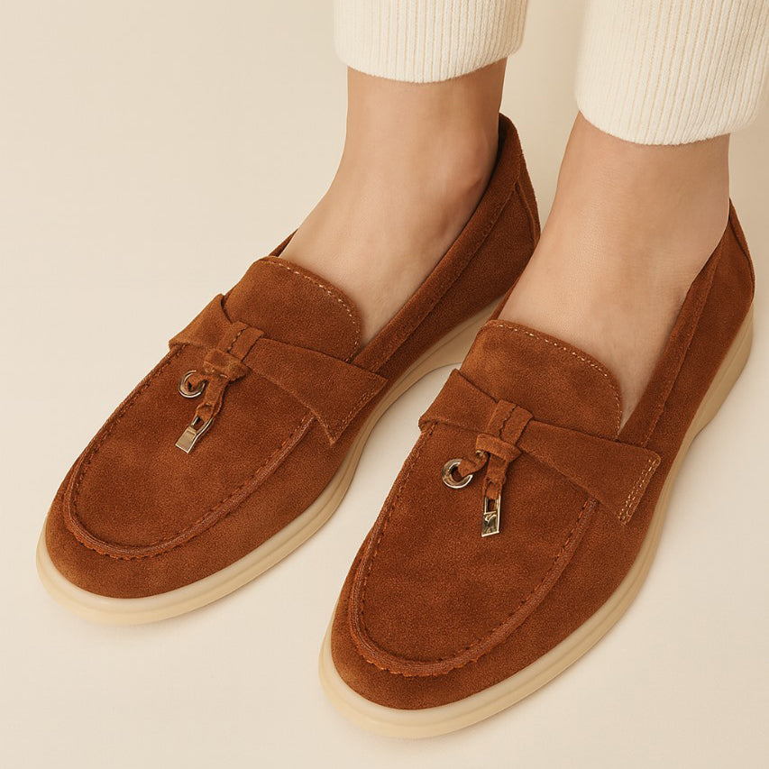Vescara Suede Lady Loafers