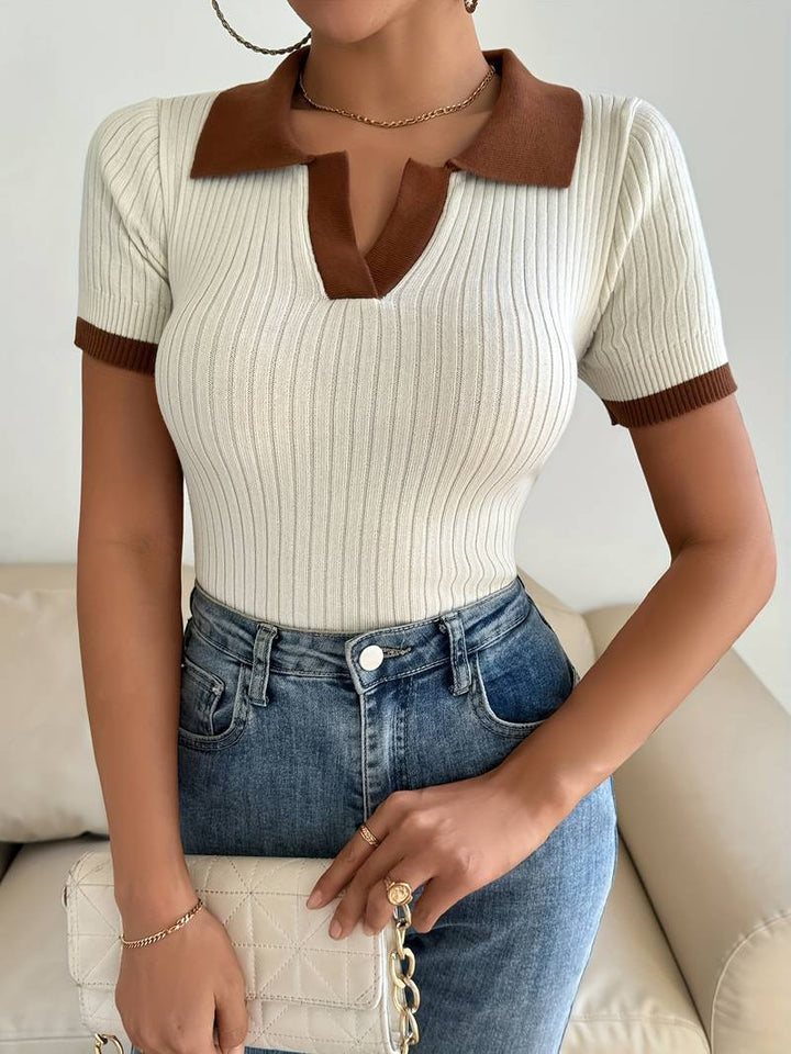 Francesca Lightweight Knit Polo