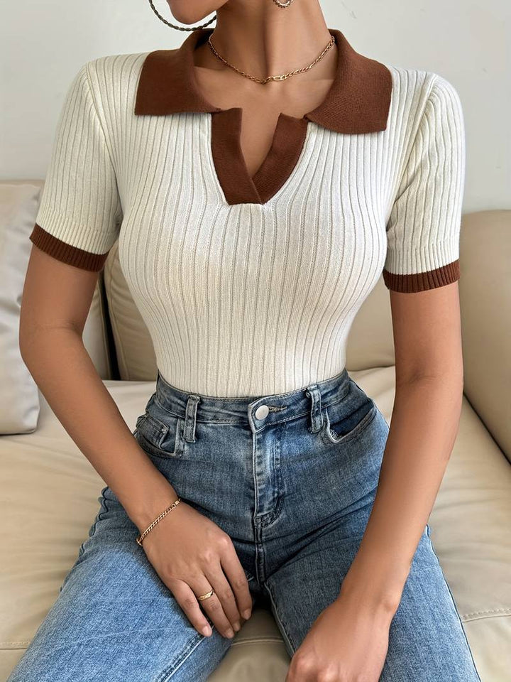 Francesca Lightweight Knit Polo