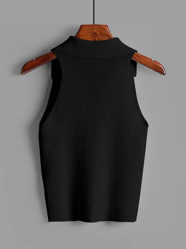Viviana Fitted Knit Polo