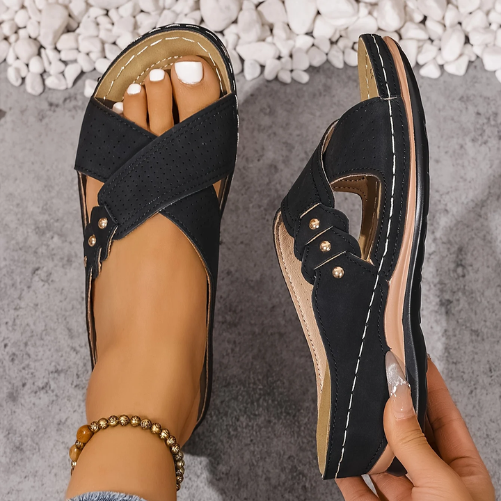 PATRICIA - Elegant Wedge Sandals