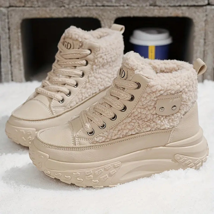 Edna® | Waterproof plush ankle boots