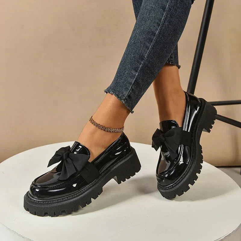 VALERY - Glossy Chic Loafers