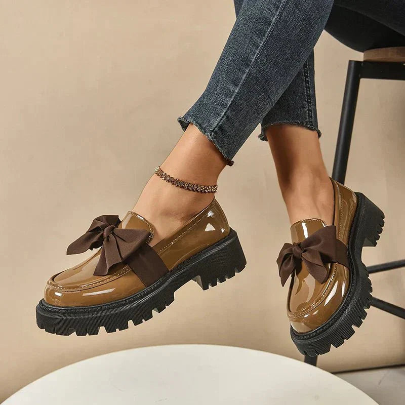 VALERY - Glossy Chic Loafers