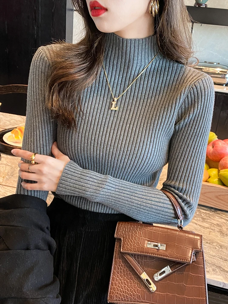 Alessandra Fitted Knit Turtleneck