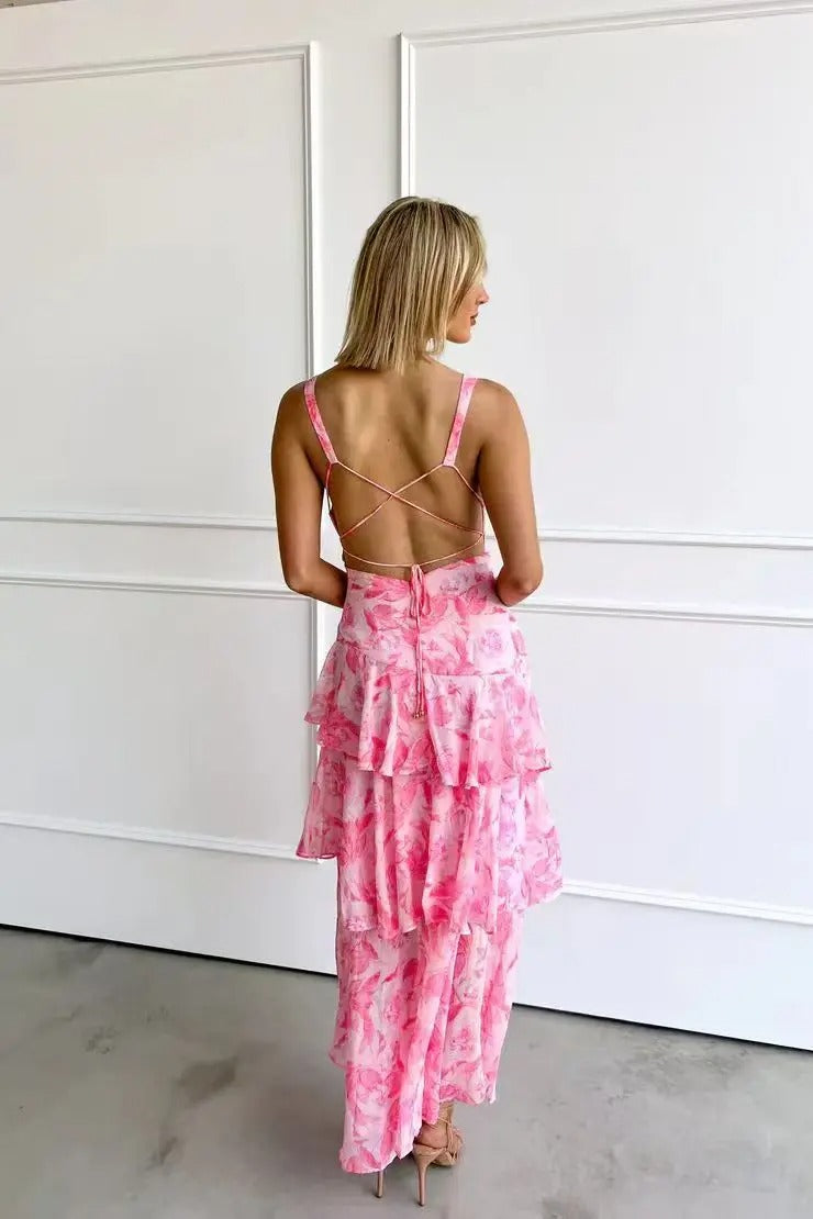 Dorotea Wedding Guest Floral Maxi Dress