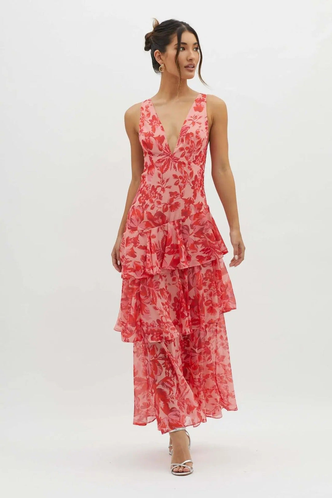 Dorotea Wedding Guest Floral Maxi Dress