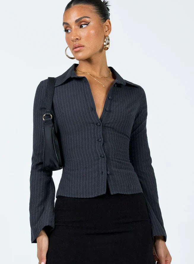 Elodie Classic Stripe Blouse