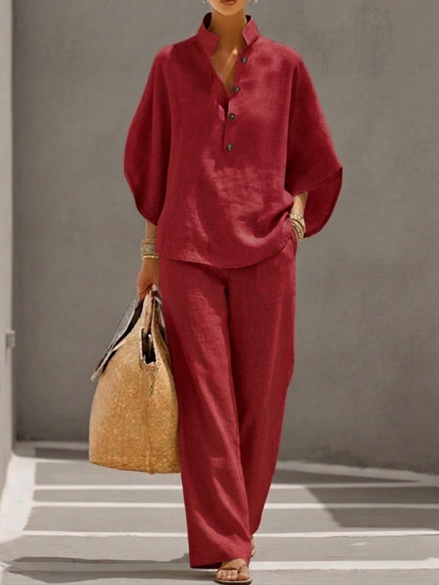 Ariel - Elegant Batwing Sleeve set