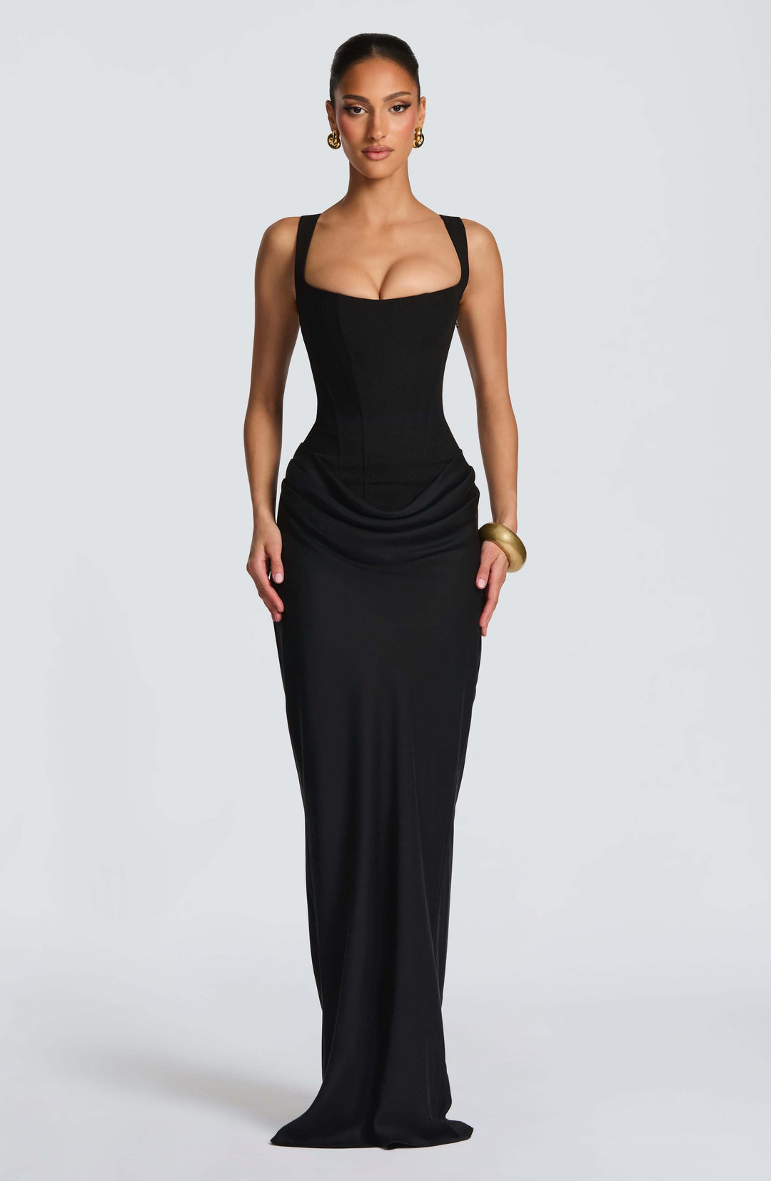 Women’s Corset Maxi Wedding Guest Dress