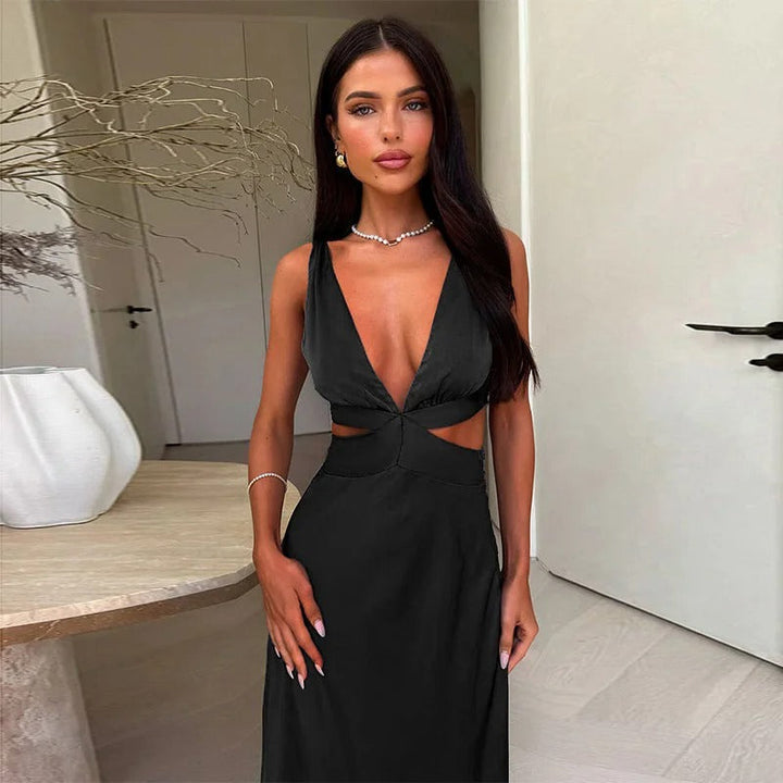 Women’s Cut-Out Maxi Wedding Guest Dress