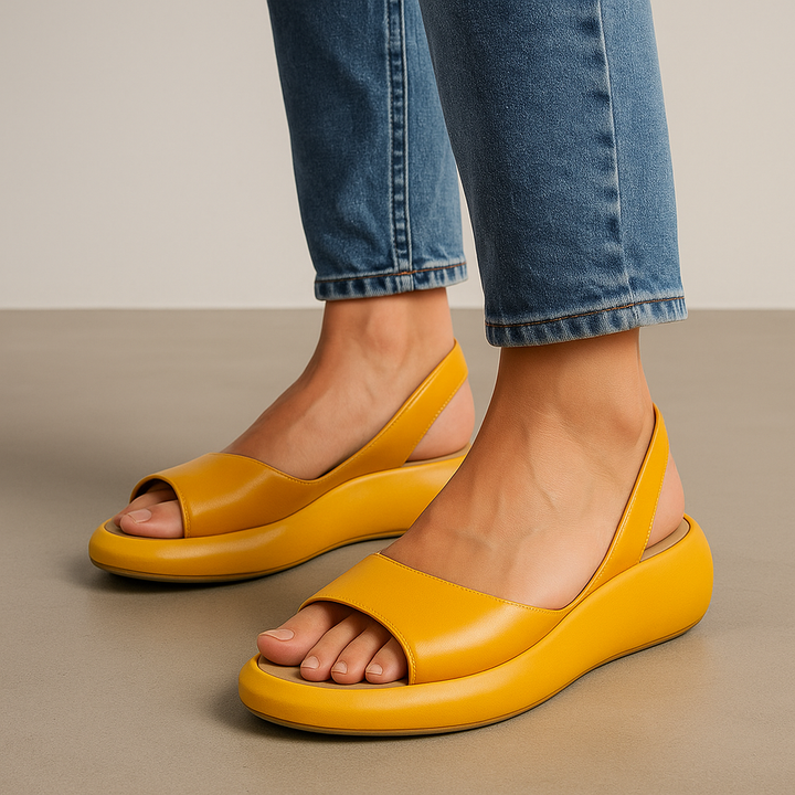 Women’s Open-Toe Slingback Flat Sandals