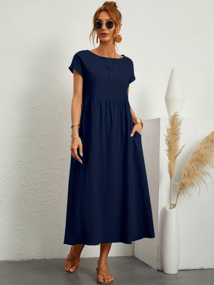 Women’s Short Sleeve Midi Dress
