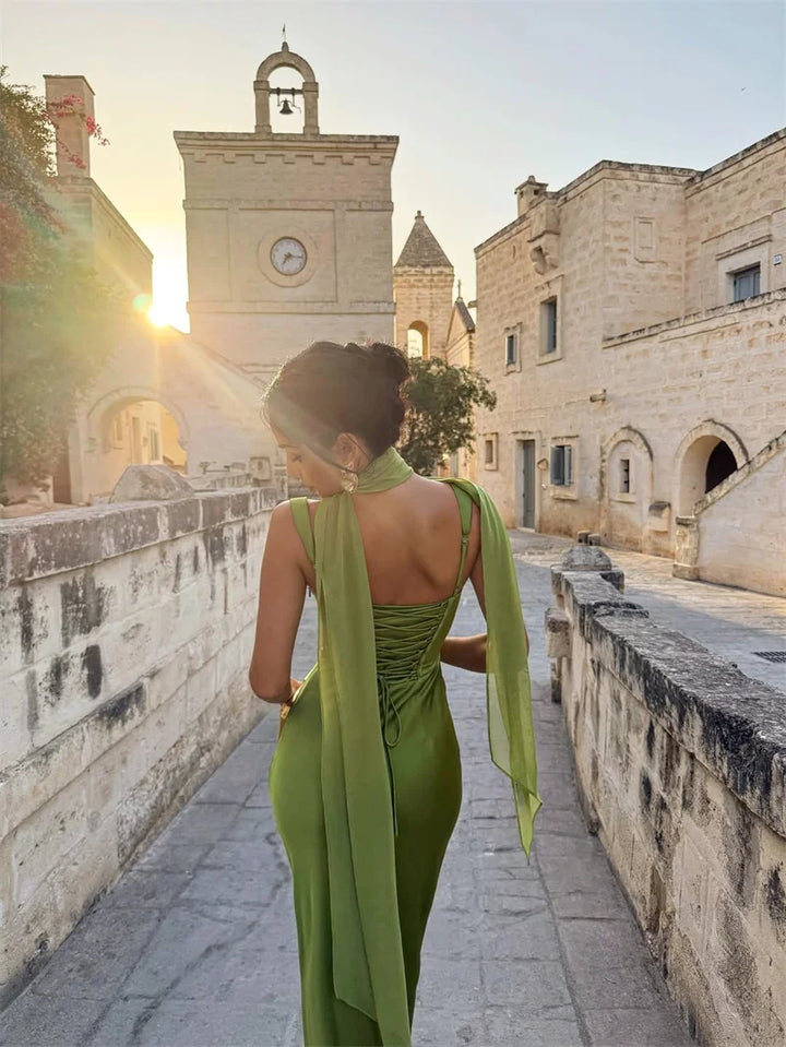 Women’s Sleeveless Maxi Wedding Guest Dress