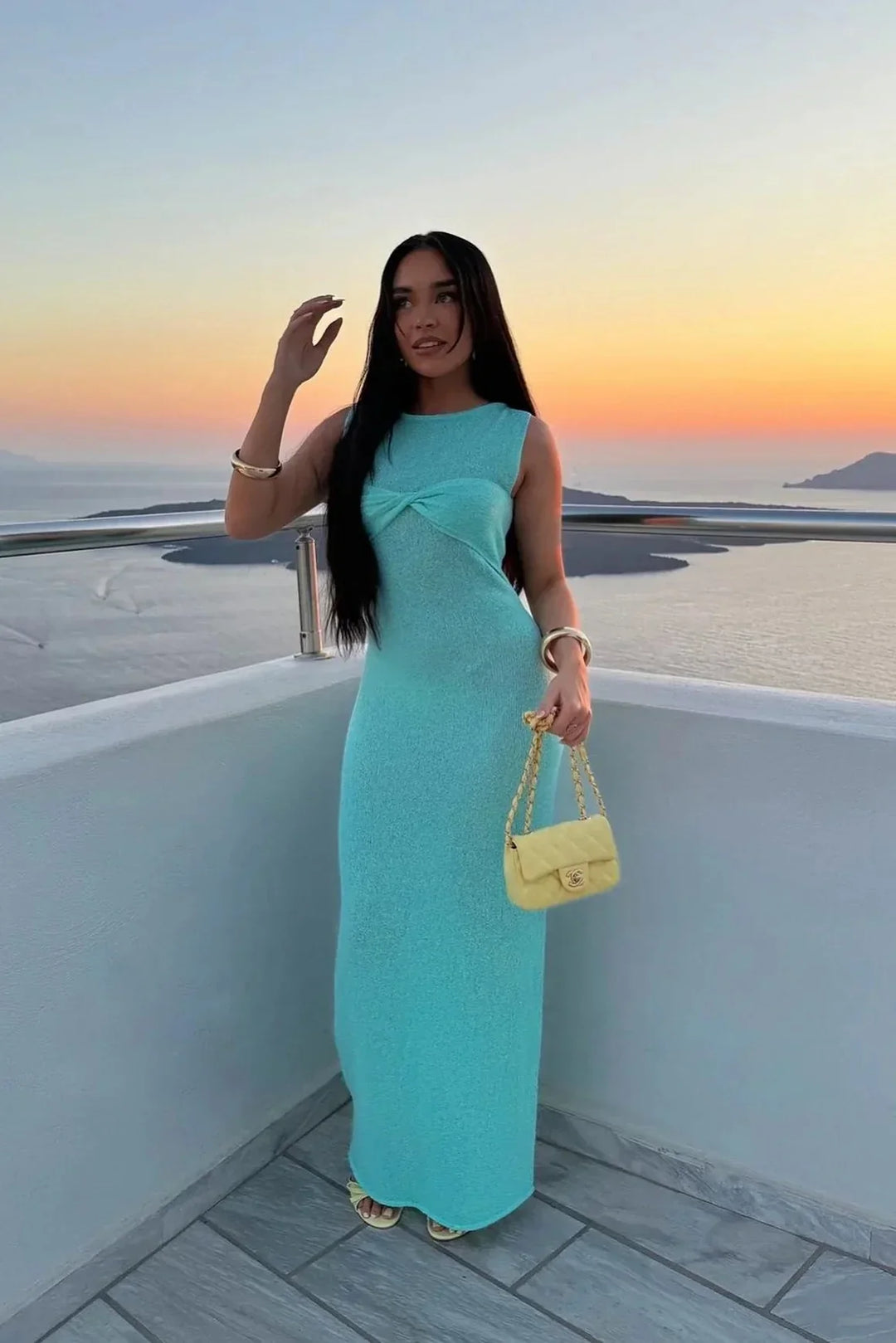 Women's Sleeveless Maxi Beach Wedding Guest Dress
